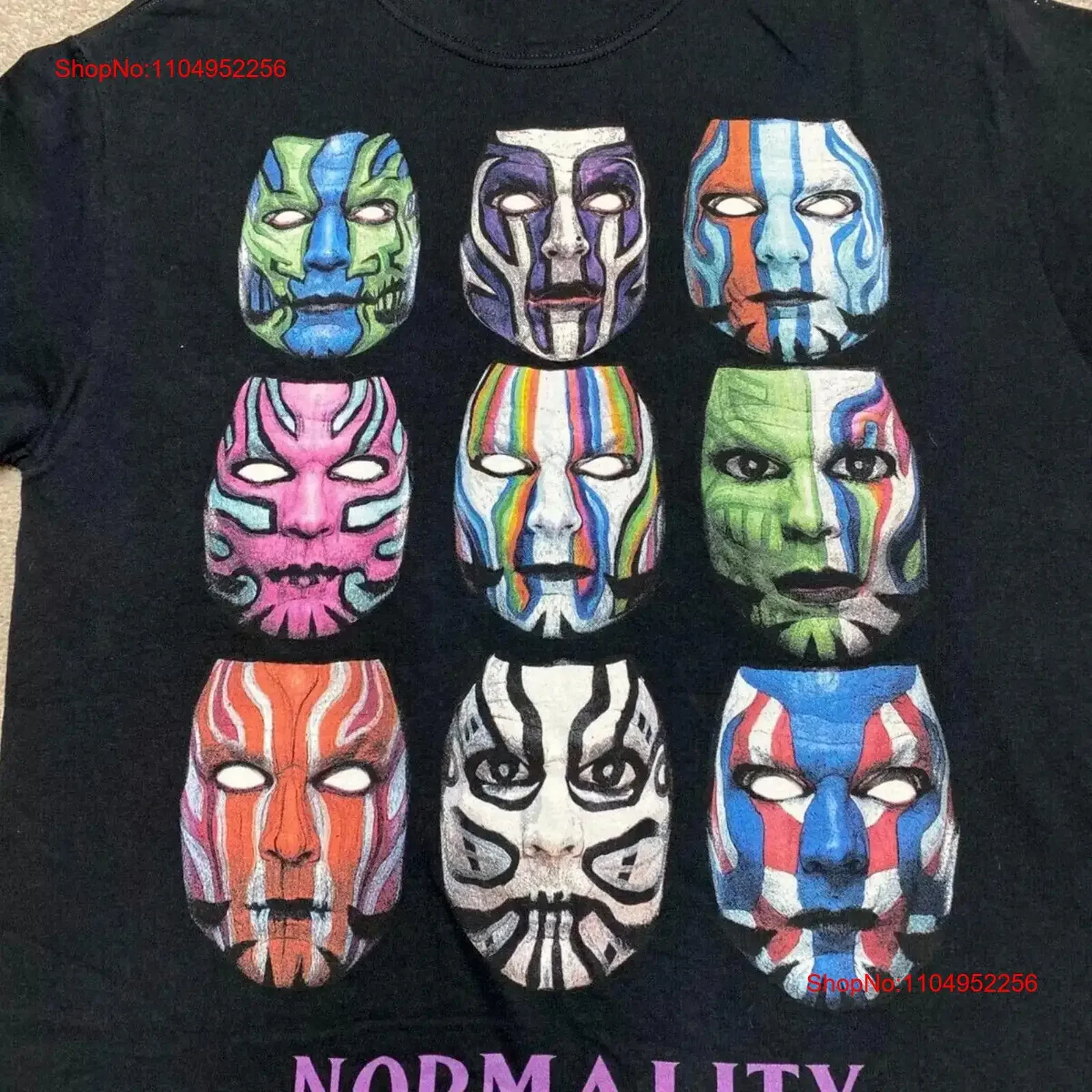تي شيرت Jeff Hardy Normality من القطن الأسود جميع المقاسات من S إلى 5XL TMB4570 عتيق مغسول قليلاً للجنسين متعدد الاستخدامات ناعم