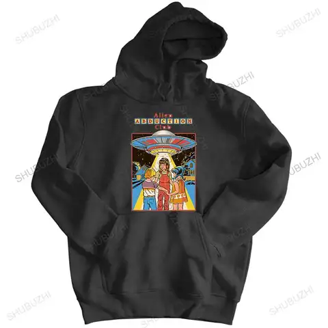 Alien Abduction Club hoodie Grim Evil Series Funny Scary Cartoon Graphic Clothes autumn Man Harajuku hoody Streetwear Camisetas