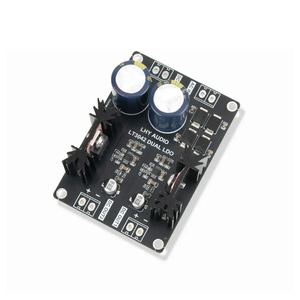 Dual LT3042 RF Low Noise Power Supply Precision Linear Regulator 5V 12V 15V Hi-Fi DAC Amp Digital Audio Power Supply Upgrade