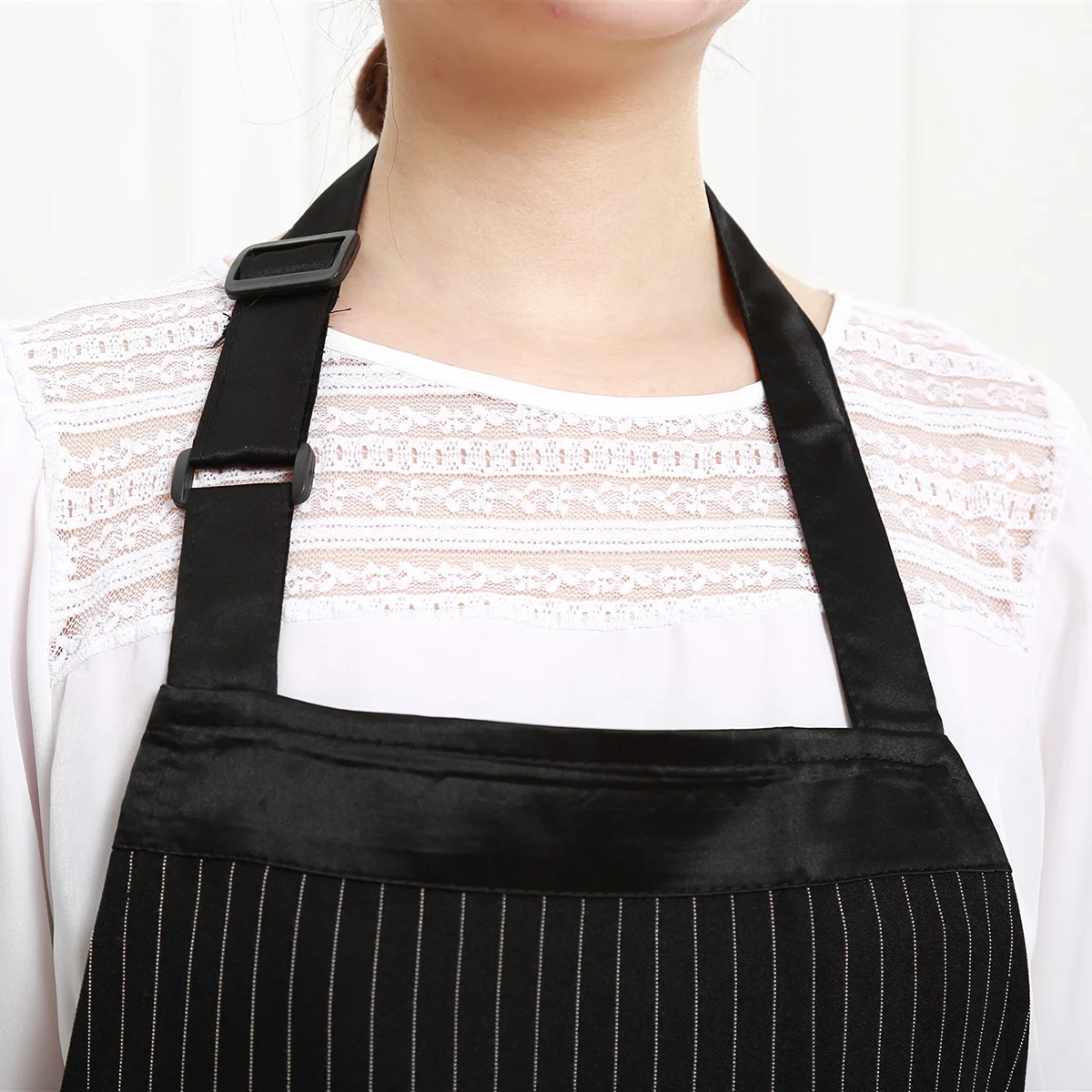 

For Hairdresser Stylist Sleeveless With Pockets Salon Kitchen Sleeveless Apron Cafe Workwear Utility Apron