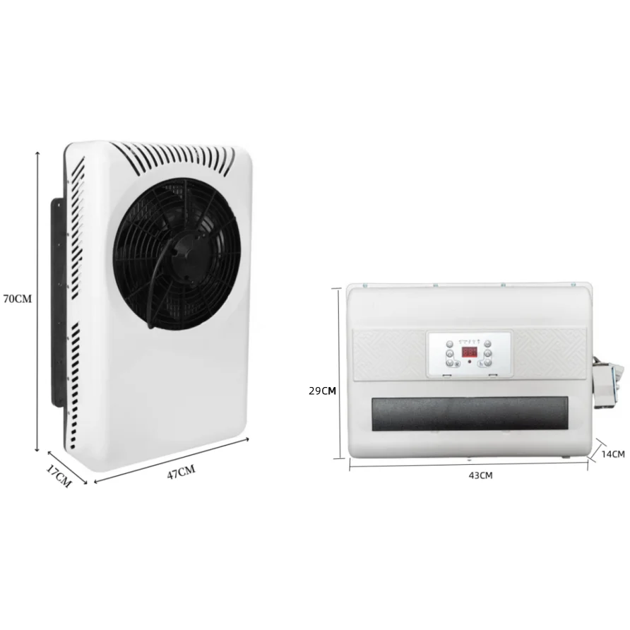 

2025 Popular Auto Parking Conditioner Black RV Truck 12V/24V Parking Device with Air-Conditioning Stylish and Convenient