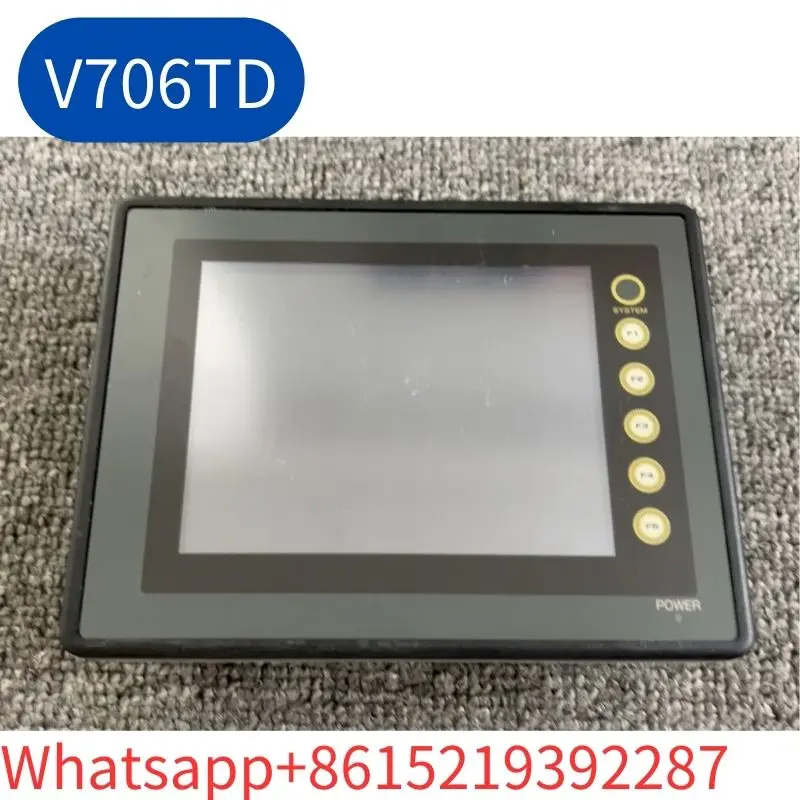 V706TD human-machine interface touch screen second-hand  Test OK