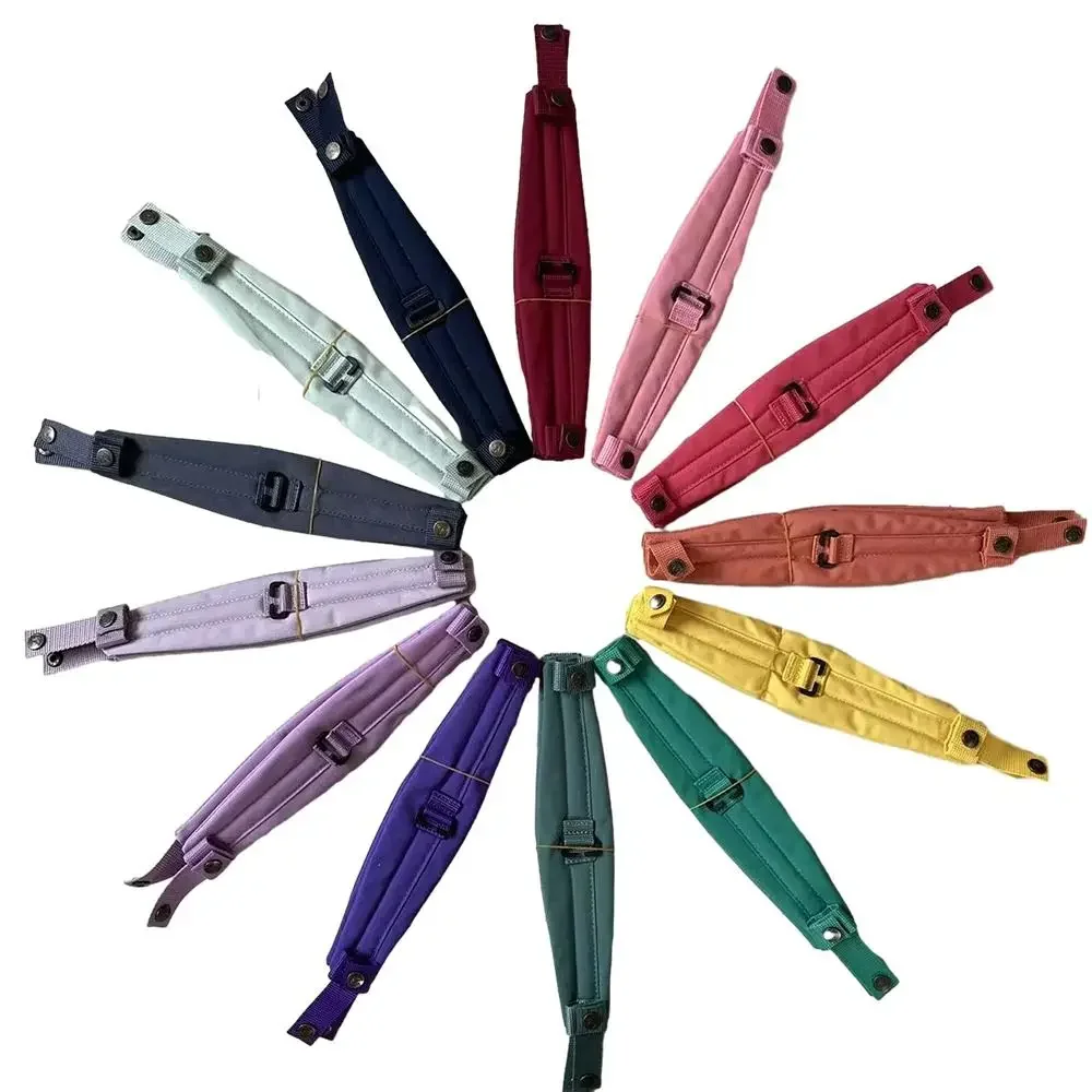 Correa de hombro para mochila de nailon, cubierta de cinturón impermeable desmontable para aliviar el estrés, correa de bolso ensanchada para accesorios de bolso Kankens