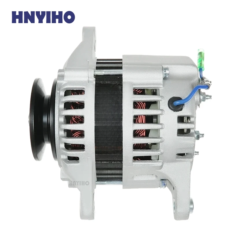 12V 40A 1PK Alternator 119624-77201 119836-77200 136165 2506165 LR140-714 LR140-714B 12112N for Yanmar 3TNE84 3TNE88 Engines