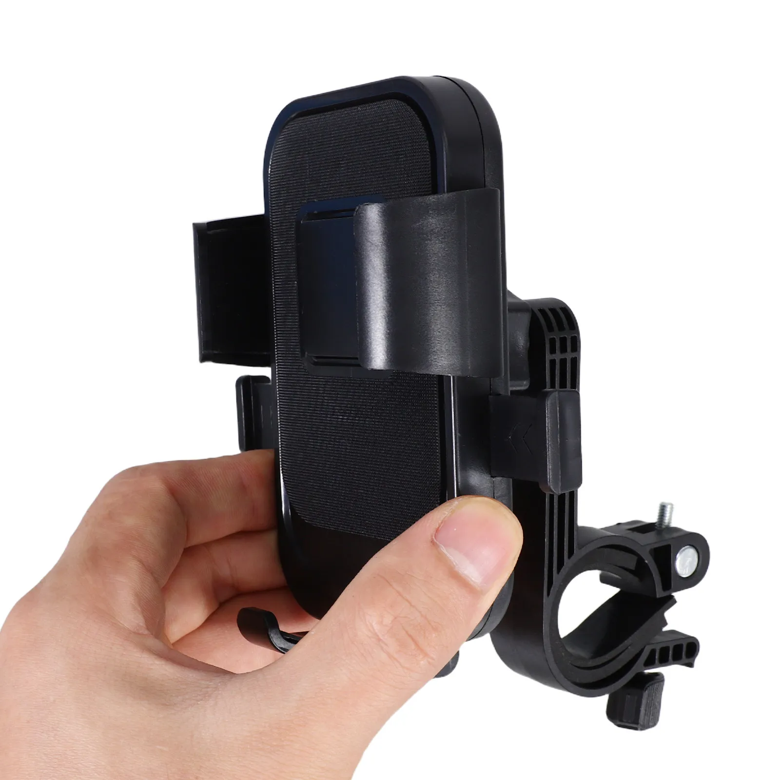 Electric Bike Phone Holder Motorcycle Mount Shockproof Anti Vibration Adjustable Navigation Bracket for Bicycle Scooter