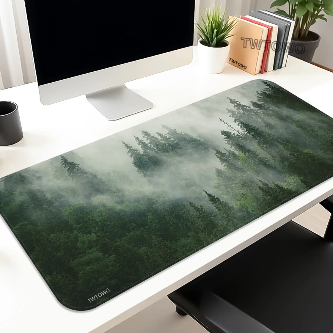 Mouse Pad Forest Green Gamer XL Home Large Computer Custom Mousepad XXL MousePads Soft Non-Slip Carpet Computer Table Mat