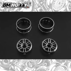 لومينا ستايل عجلات أوفست قابلة للتعديل، كروم، 1.24 دفع رباعي، دفع علبلي، 20 مم، 22 ملم 10 مبيعات رئيسية 20 عجلة من الكروم - رقم 2