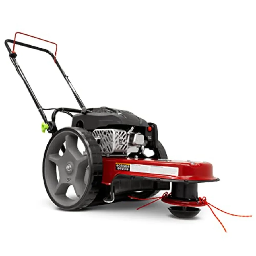 

Walk Behind String Mower With 160cc Viper 4-Cycle Engine 22 Cutting Diameter 14 Never-Go-Flat Wheels Easy Assembly Adjustable H
