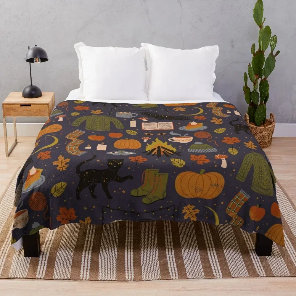 

Autumn Nights Throw Blanket Blankets For Baby Decorative Sofa Soft Blankets