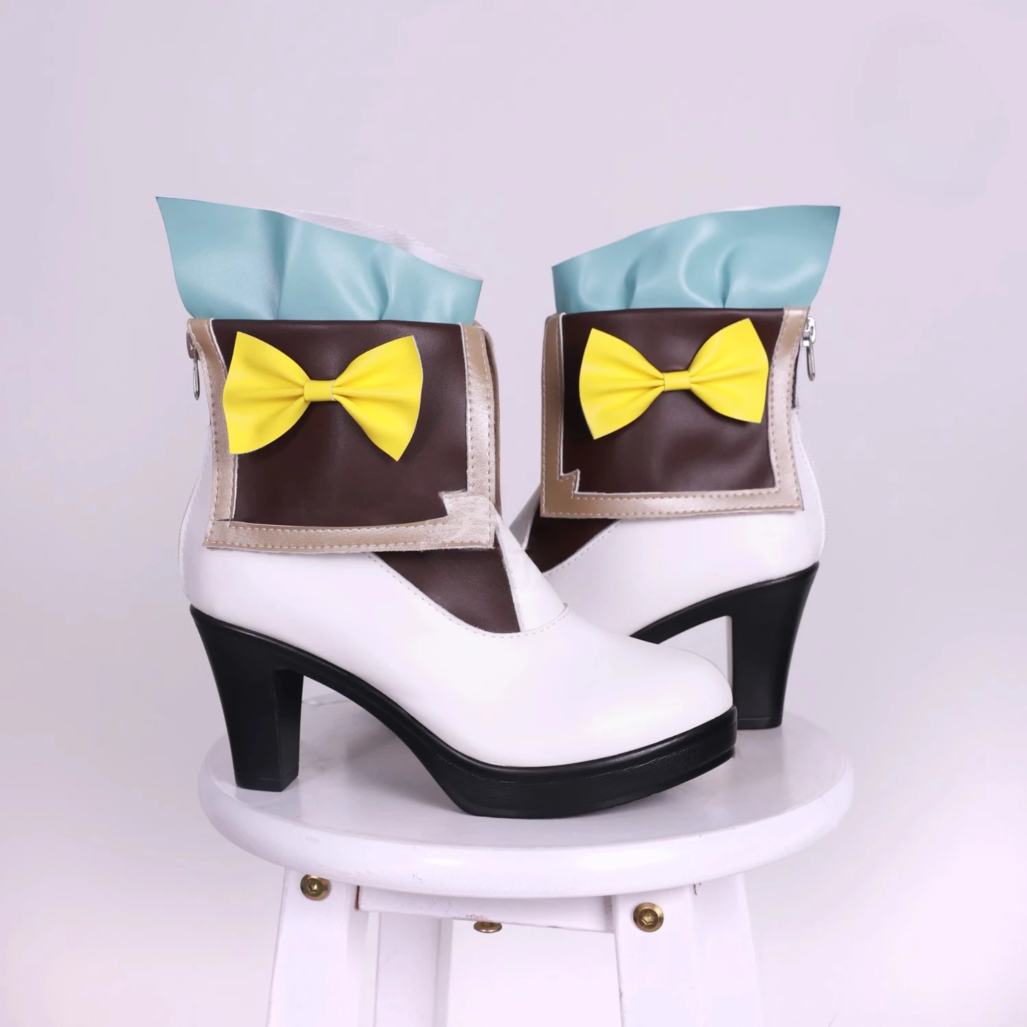 Game Honkai Star Rail Firefly Cosplay Shoes Adult Unisex Leather PU High Heel Boots Halloween Costume Accessories Props