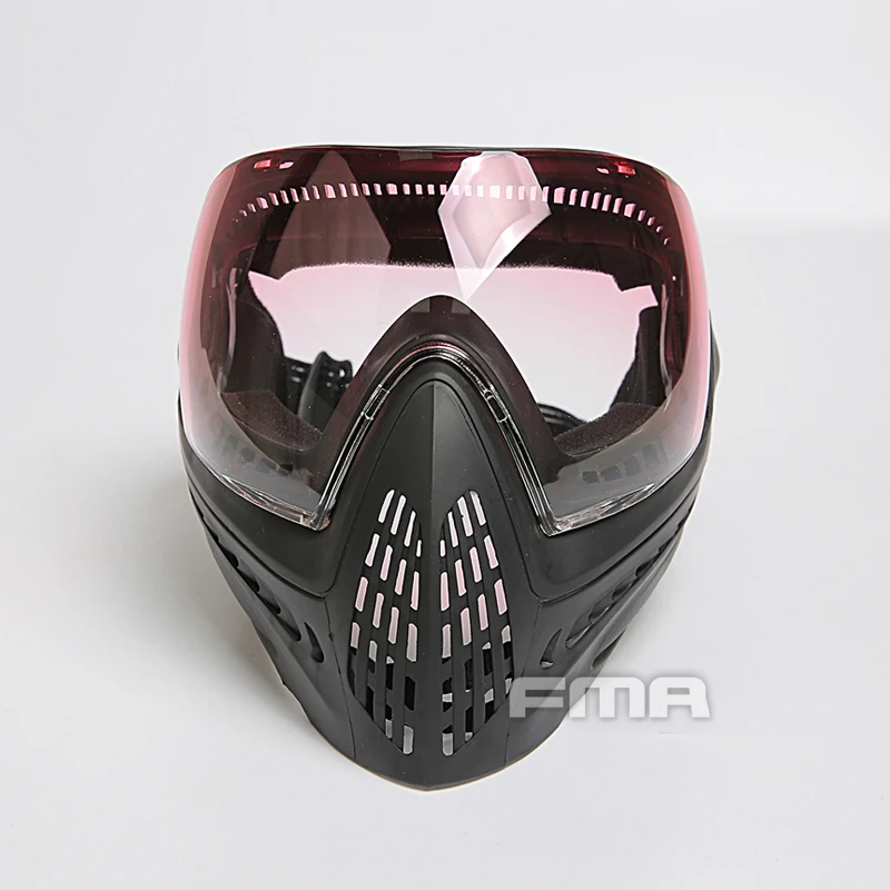 Masque tactique FMA Tan - 2 écrans + Boitier de rangement - Lunettes Airsoft (12091663