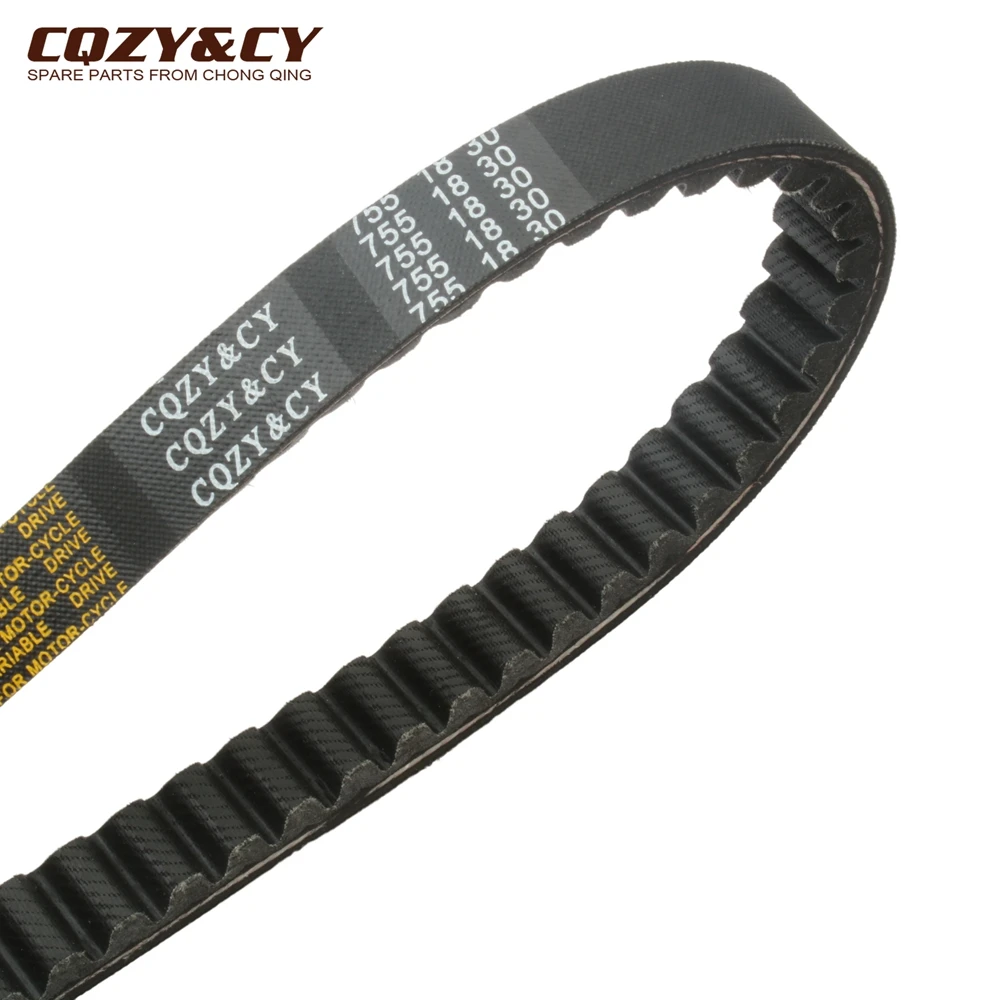 Scooter 755 18 30 CVT Drive Belt For Peugeot Ludix 10 Sp Blaster Classic 50 Metal-x 50cc 729171 163750160 Engine Parts