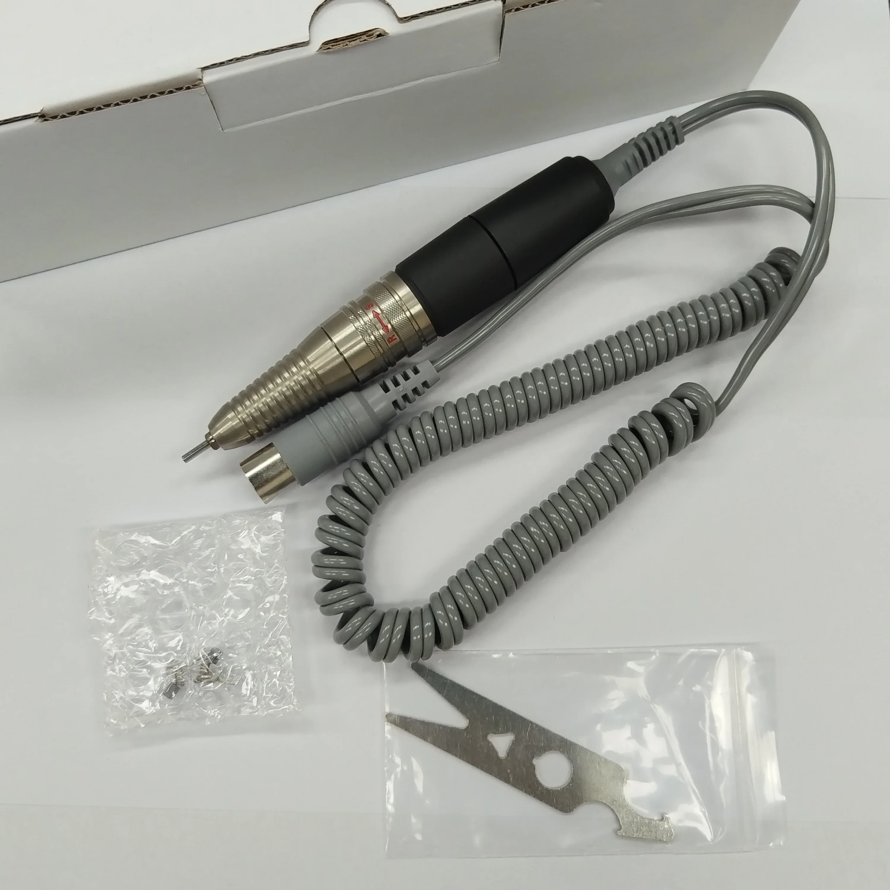 ماكينة حفر أظافر احترافية UP200، مبرد كهربائي 20000 دورة في الدقيقة لمقبض مثقاب الأظافر لون ذهبي