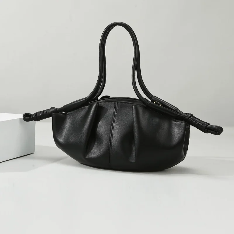 

Модная высококачественная сумка-облако, Европа, Америка, большая вместительная сумка, однотонная простая сумка через плечо, высококачественные сумки из искусственной кожи для пригородных поездок