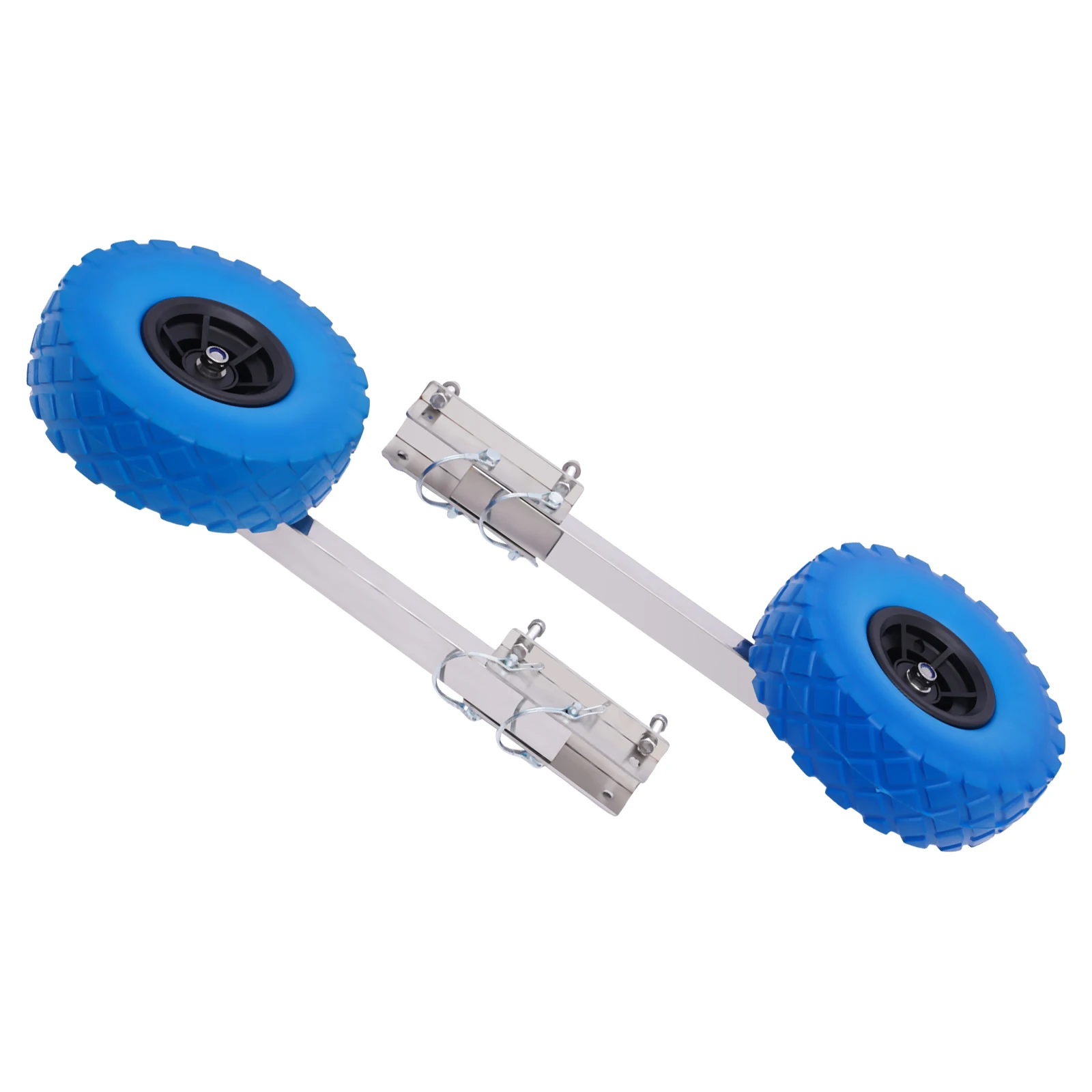 Opblaasbare Boottrailer Wielset Dolly Boottrailers Lanceringswielen voor opblaasbare boot Rubberboot Jacht Tender Raft