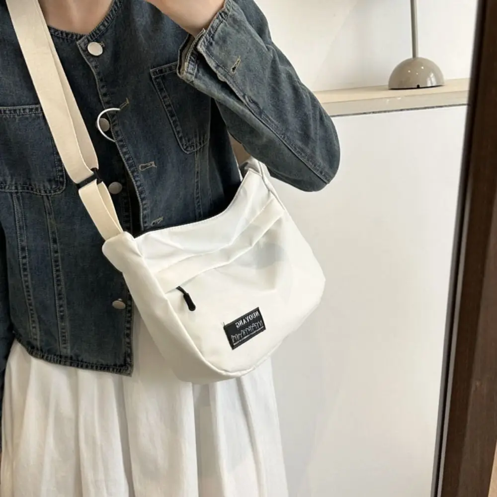 

Large Capacity Oxford Shoulder Bag Underarm Bag Handbag Canvas Dumpling Bag Commute Korean Style Sports Crossbody Bag Girls