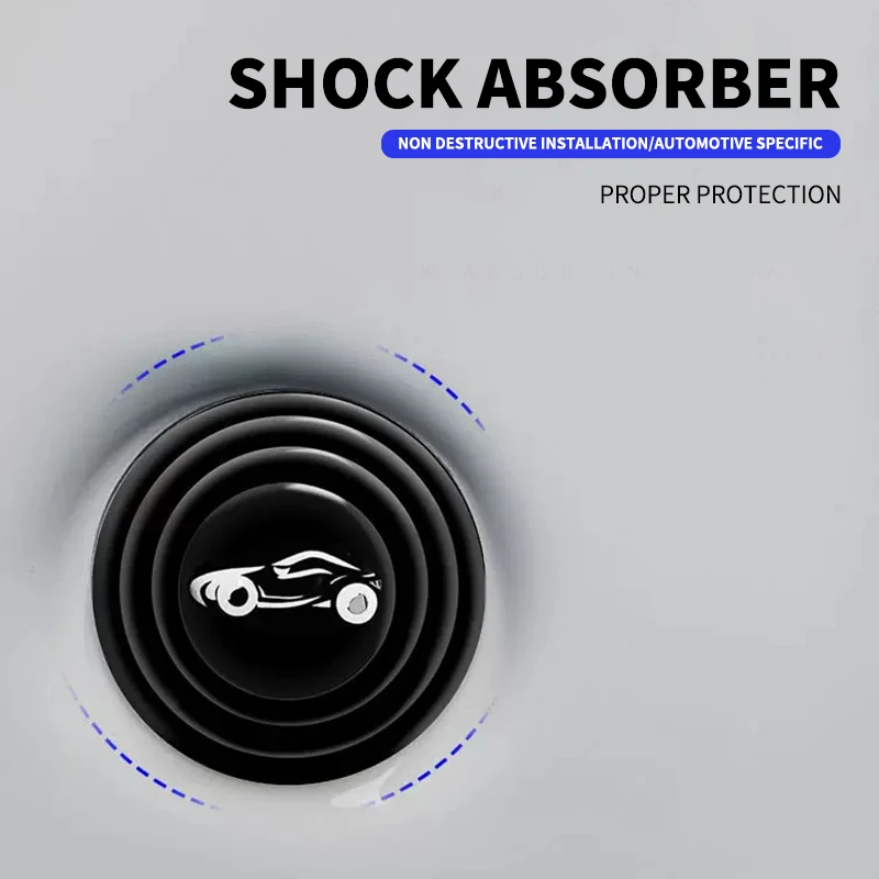 Car Door Shock Absorber Silicone Stickers For Chevrolet Cruze Spark Captiva Aveo Sail Corsa Tracker Onix Lacetti Sonic Cobait Or