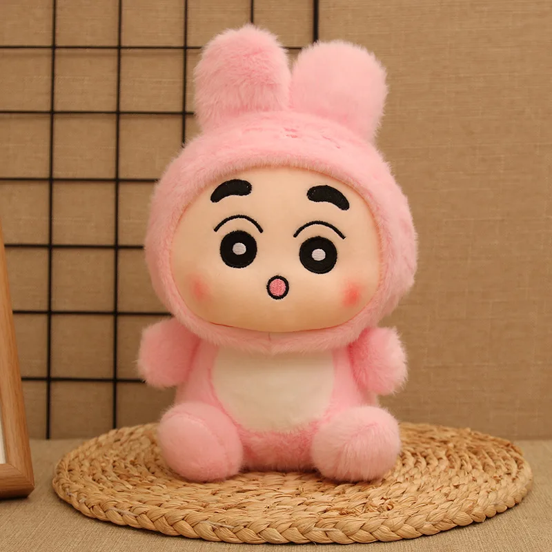 

New Anime Crayon Shin Chan Cute Plush Cartoon Cosplay Stuffed Toys Accompany Dolls Bedroom Decoration Valentine Day Gift