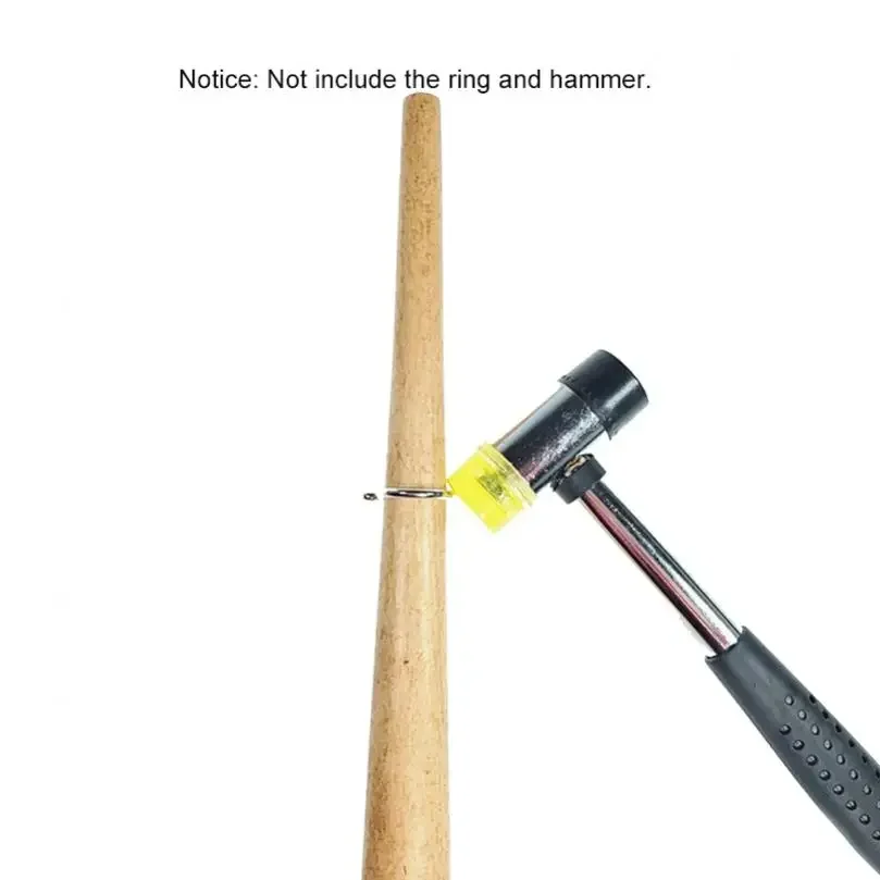 Wood Ring Stick for Finger Ring Jewelry Rings Making Multi Sizes Forming Measuring Jewelry  Adjustable Jewelry Shaping Tool
