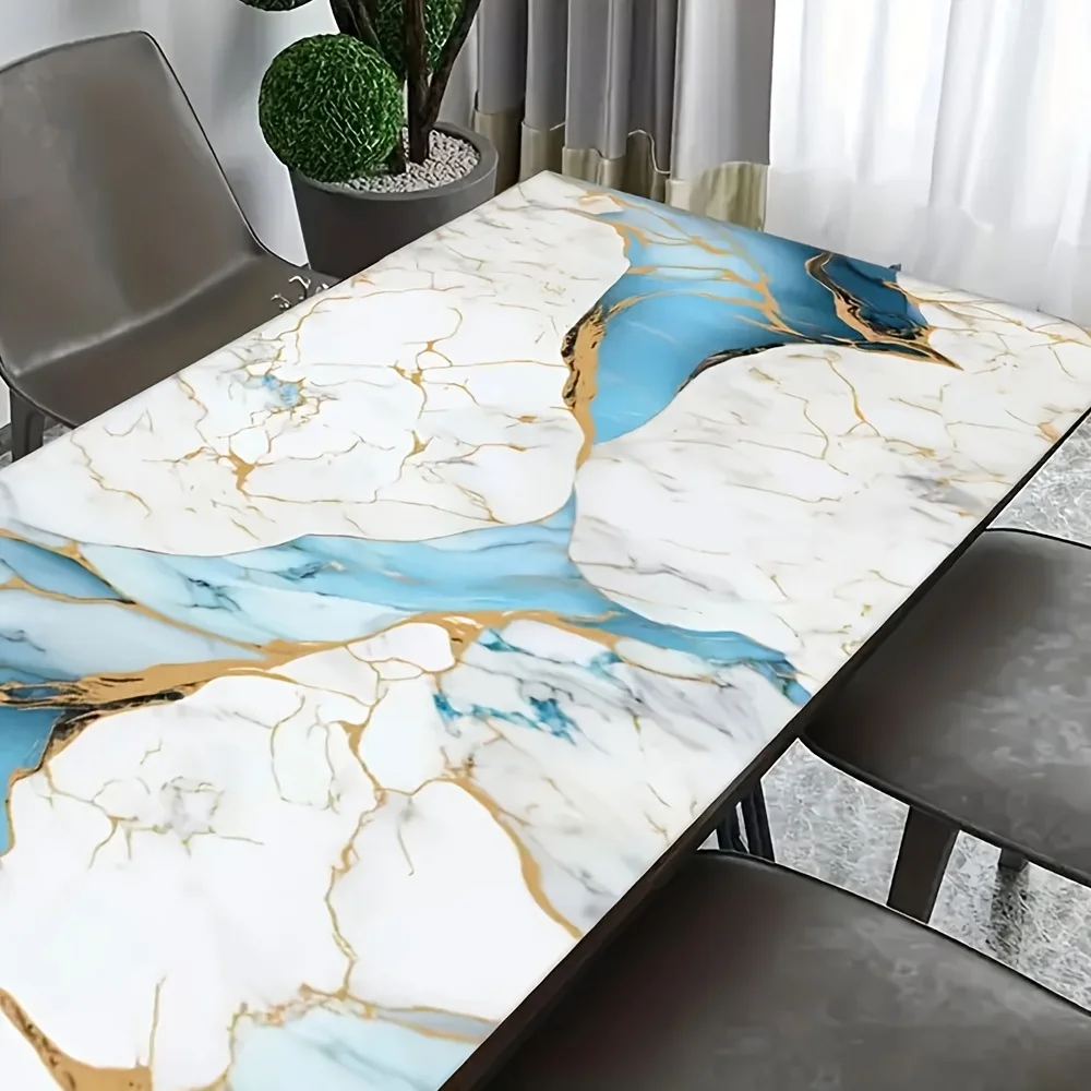 ملصق حائط مزخرف مقاوم للرطوبة ومقاوم للماء 40 سم من مادة PVC ذاتية اللصق لخزانة الحمام على سطح الطاولة