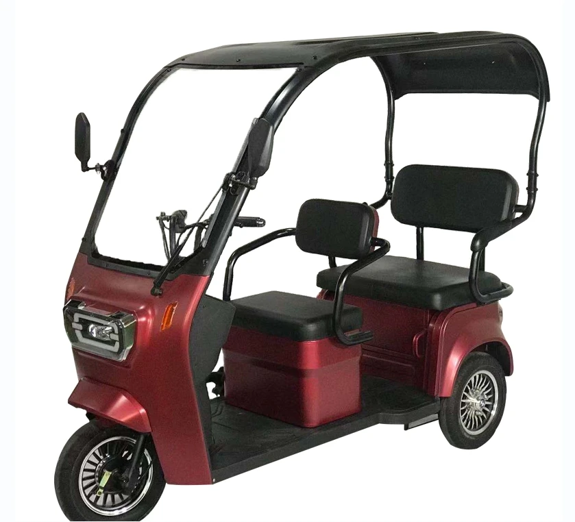 

New Adult Electric Bike 3 Wheels Tricycles Electric Tricycle With Roof for Passengers