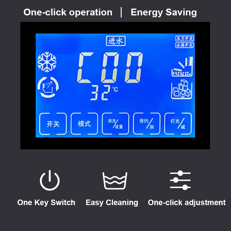 Portable 100kg Commercial Ice Cube Ice Making Machine Price