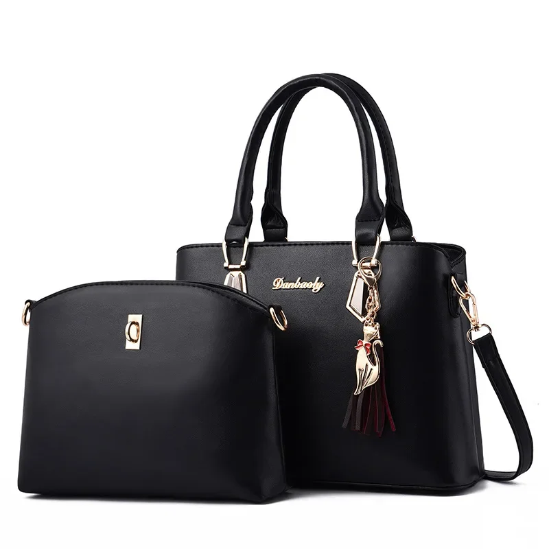  Woman New Fashion Picture-mother Bag Single Shoulder Large Bag Cross-border Casual Handbag Large Capacity Messenger Bag