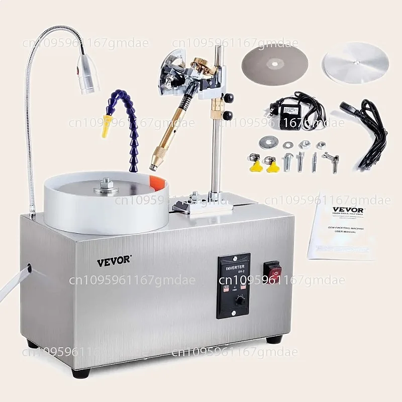 Gem Faceting Machine 180W Jade Grinding Polisher 2980RPM Rock Lapidary