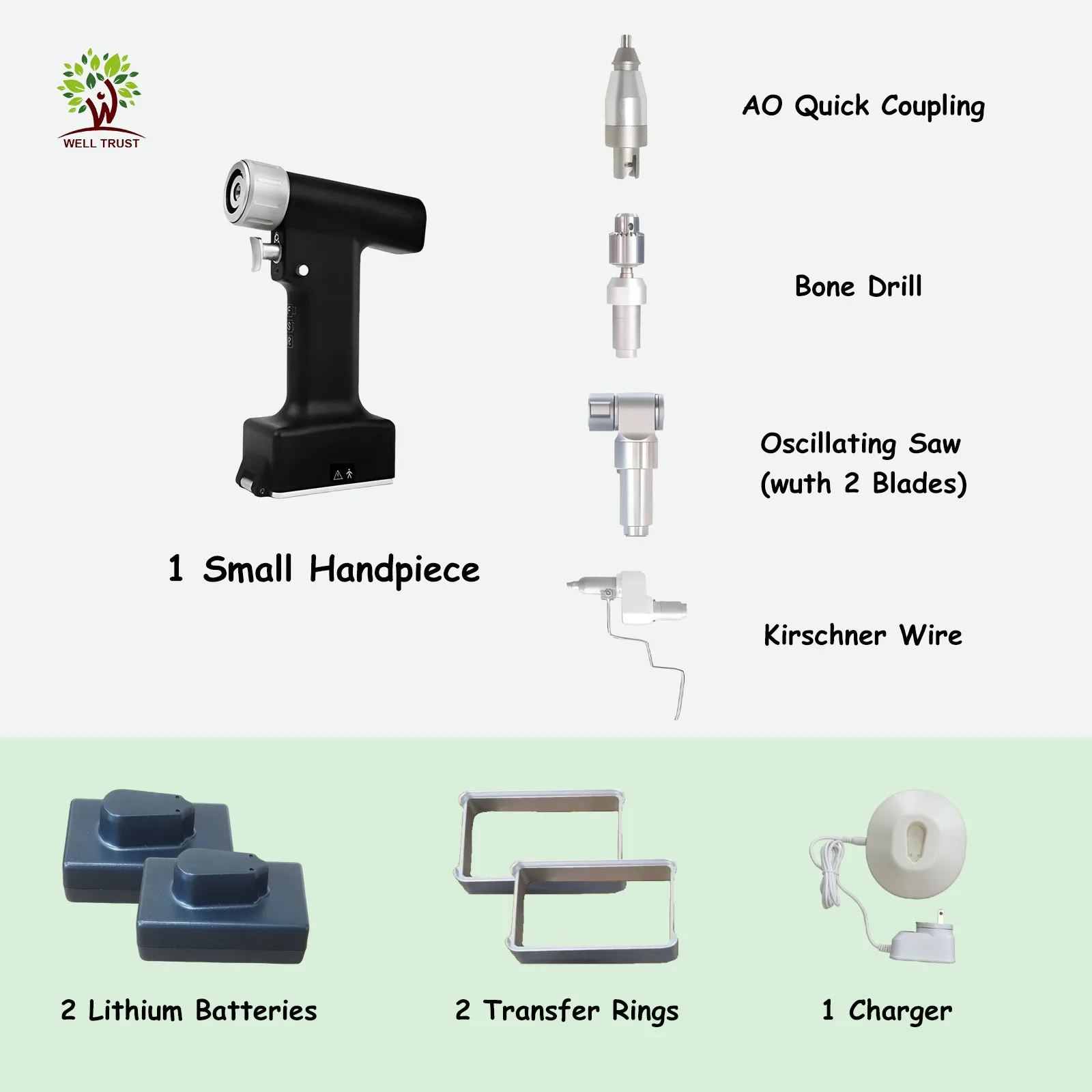 Orthopedic Multifunction Drill Saw for Veterinary Mini Surgical Bone Drill with Drill Bit Medical Oscillating Saw Power Tool