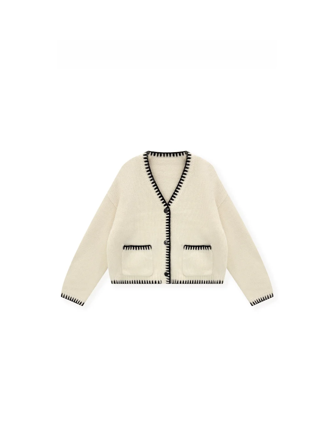 

Ретро-кардиган с V-образным вырезом и цветовыми блоками, утолщенный, из премиального мягкого нейлона и шерсти, комфортный, для поездок на работу и повседневной носки