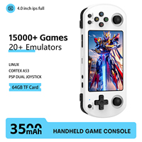 Retro Video Game Console U8 Linux System IPS Screen 4.0-inch Handheld Portable Pocket Video Game Player 64GB Boy's Game PSP GBA