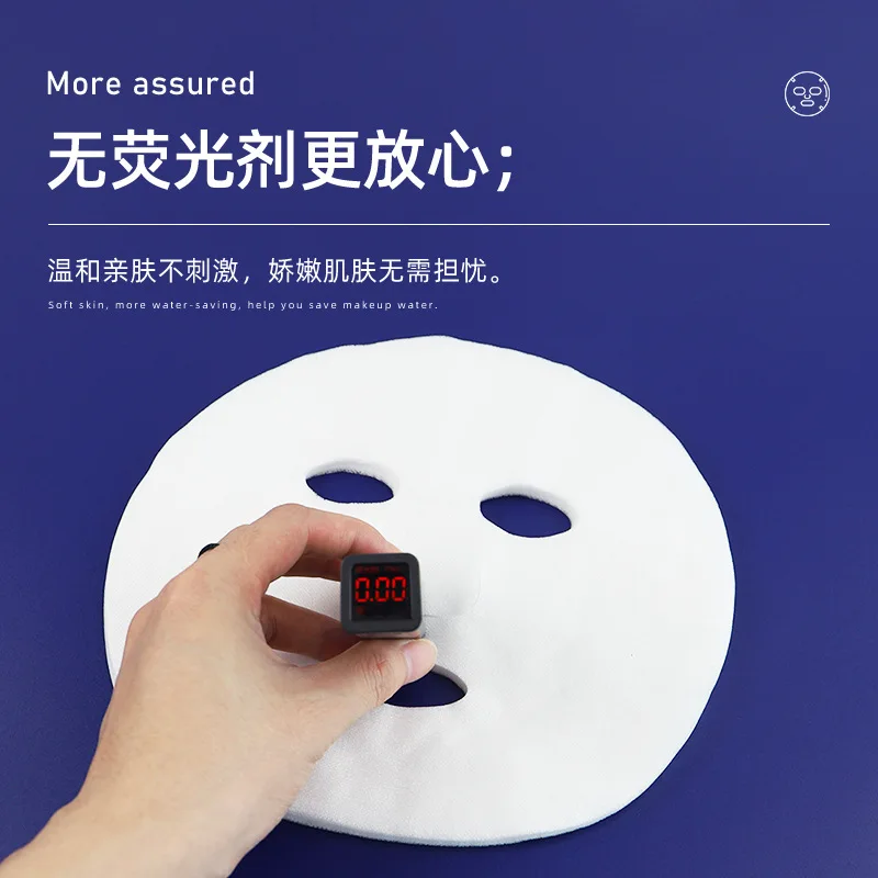 50/100 pz Usa E Getta Maschera di Carta Morbido Non Tossico Maschera Copriletto FAI DA TE Traspirante Cotone Permeabilità Maschera Acqua di Carta Per La Cura Della Pelle