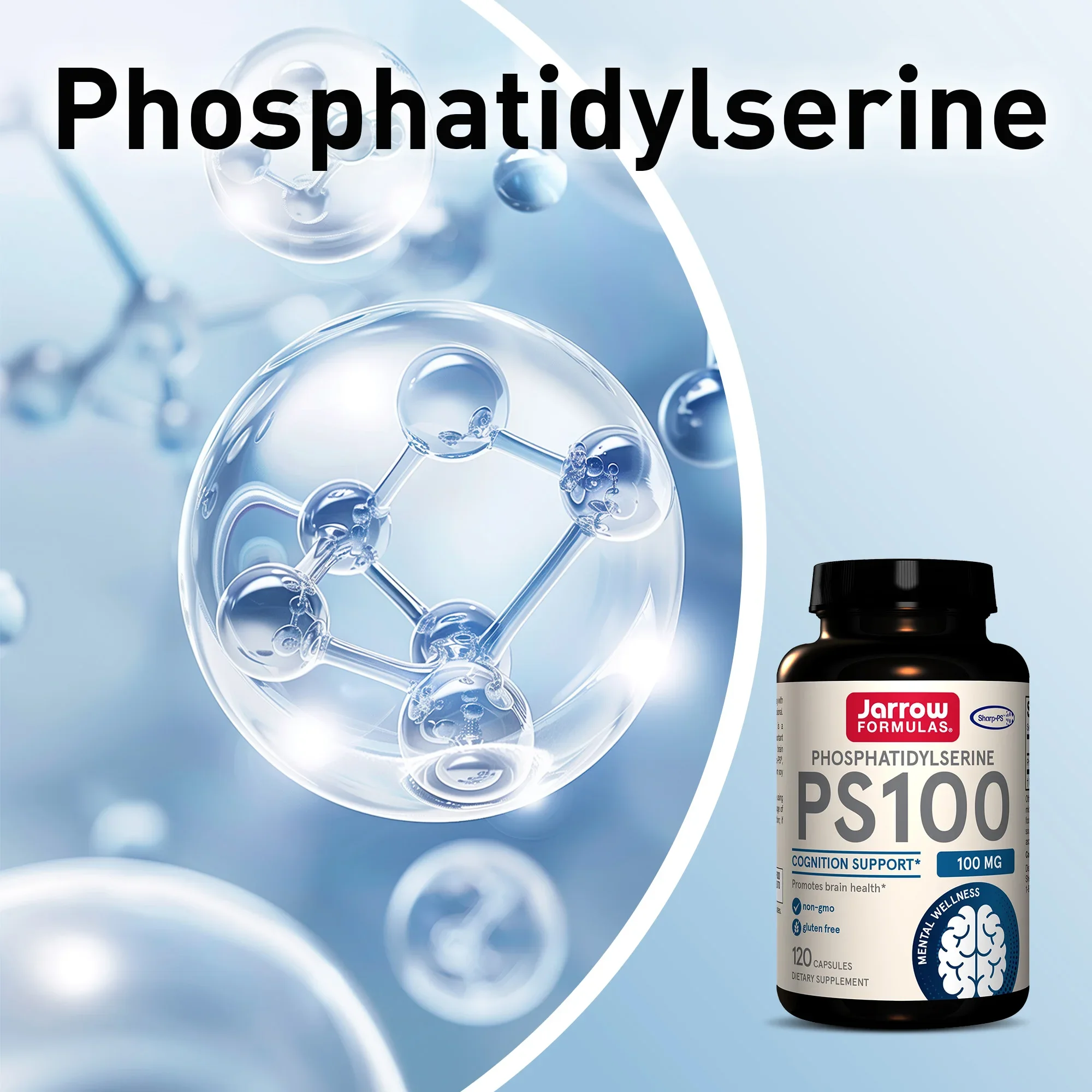 PS100 Phosphatidylserine 100mg - Promotes Brain Health and Cognitive Function, Maintains Mental Clarity and Enhances Memory - Image 5