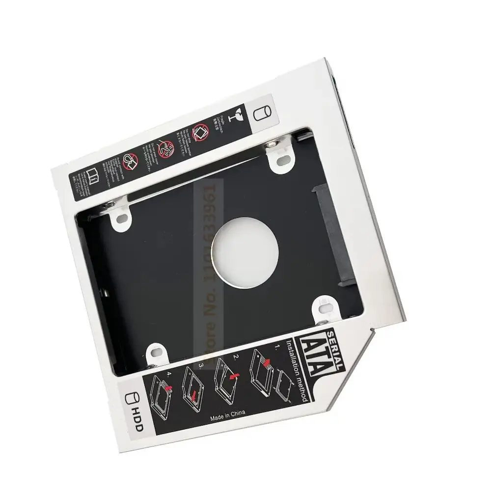 Universal 12.7mm 2nd SATA Hard Drive HDD SSD Optical Bay Caddy Frame Bracket Tray for Acer E1-571 E1-571G 4736G 4750G 4752 4755G