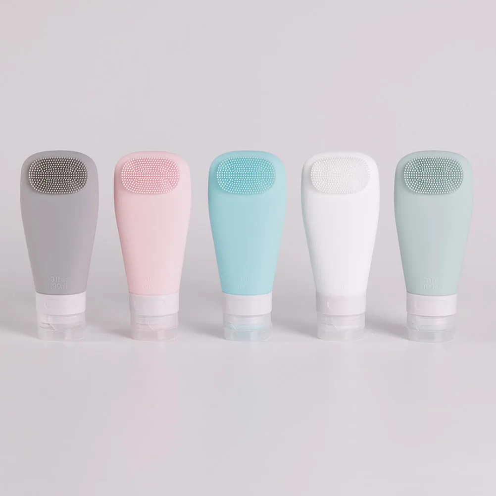 

Silicone Travel Bottles Portable Refillable Leakproof Containers for Shampoo Body Wash Hand Soap Camping Business Trips Outdoor