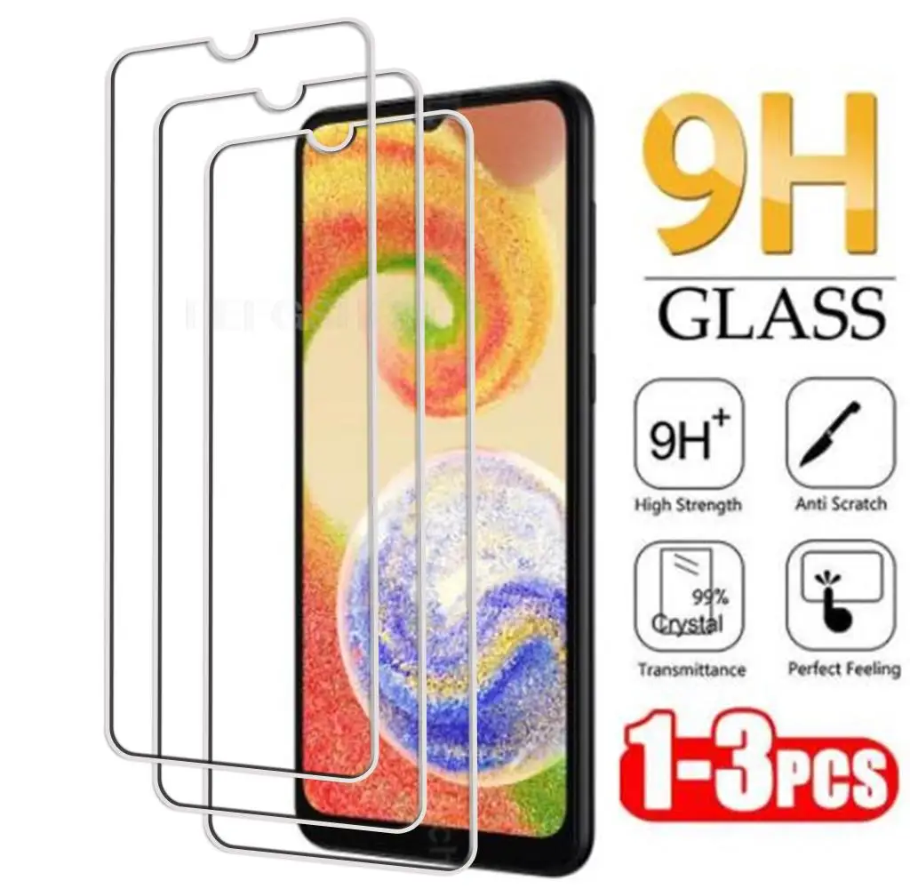 Tempered Glass For Samsung Galaxy M04 A04e A04 a 04e SM-A042F/M SM-A045F/M SM-M045F/DS Screen Protective Protector Cover Film