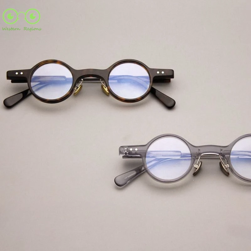 

Summer retro niche round glasses frame low-key literary Japanese glasses frame men and women trendy myopia glasses frame