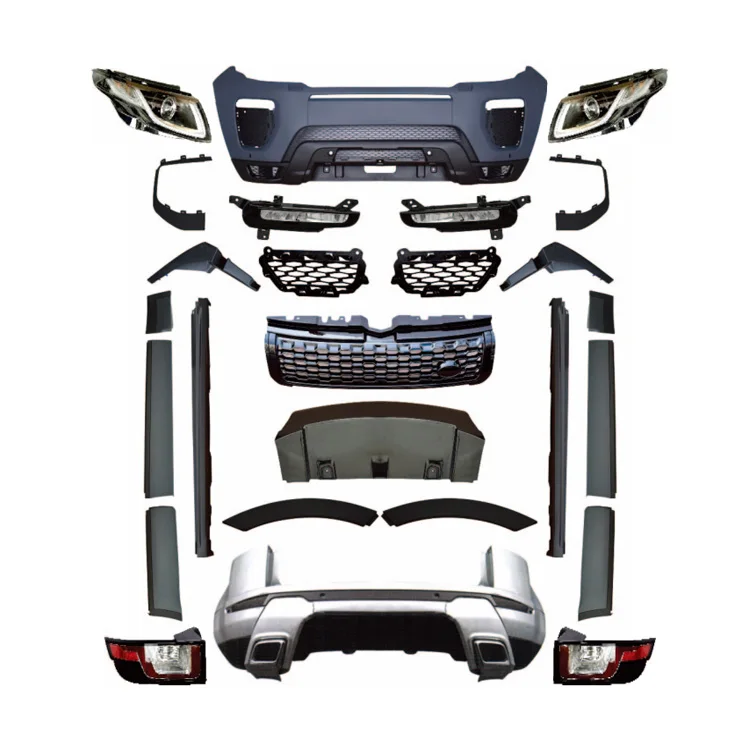 

Auto Parts Upgrade 2016 Sport BodyKit Front Rear Bumper LED Headlights Taillight Body Kits for Range Rover Evoque L538 2010-2015