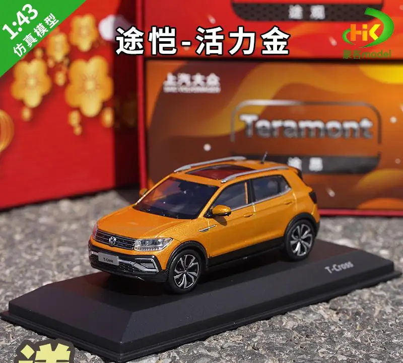 1:43 Original Factory Volkswagen T-Cross T Cross Alloy Car Model