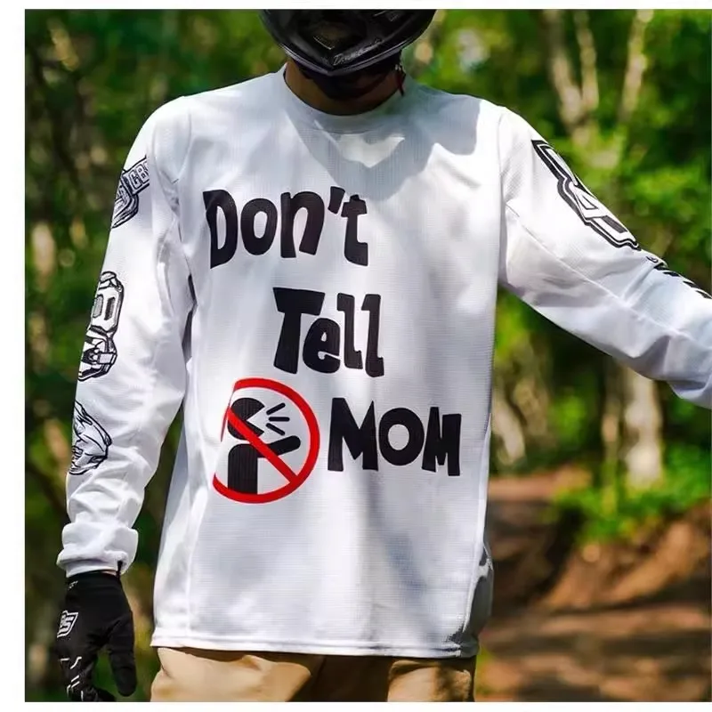 

25 Off Road Motorcycle Jersey, Mountain Bike Downhill Shirt, Mountain Bike Street Trend, Quick Drying Clothing