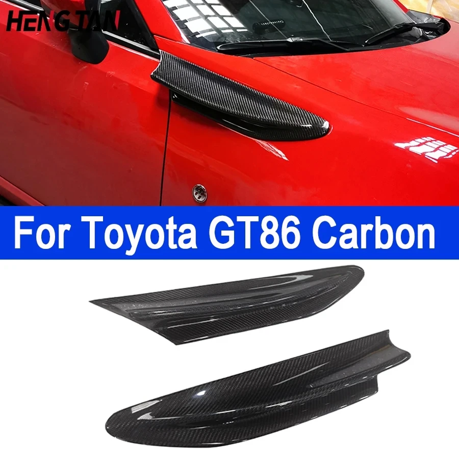 Carbon Fiber/FRP 2PCS / Forged Carbon  For Toyota GT86 Subaru BRZ Set Auto Fender Side Air Vent Outlet Cover Trim Fit Body Kit