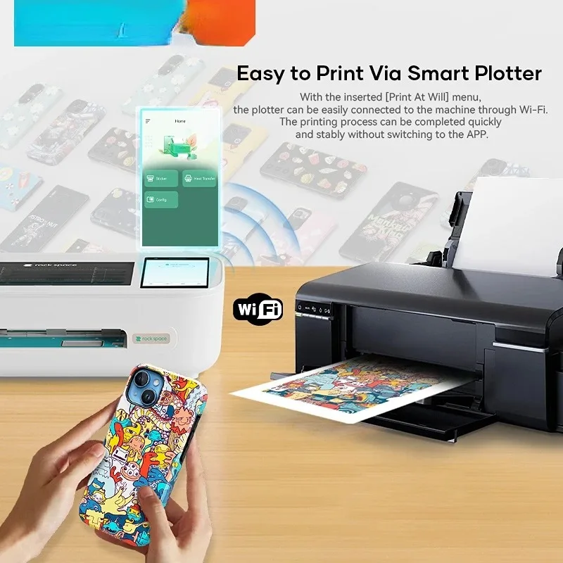 

Rapid Custom Desktop Mini Sublimation Printer for Phone Cases - Heat Transfer Printing Machine for Small Business And Home Use