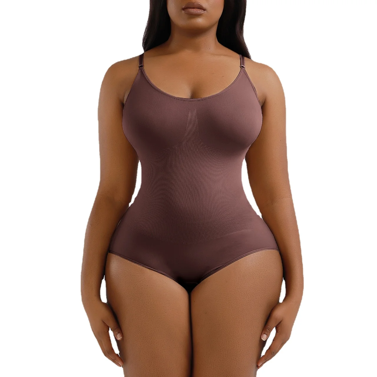 Women's Bodysuit Shapewear Belly Pants Open File Hip-Lifting Shaping Sling Underwear Seamless One-Piece Body Corset