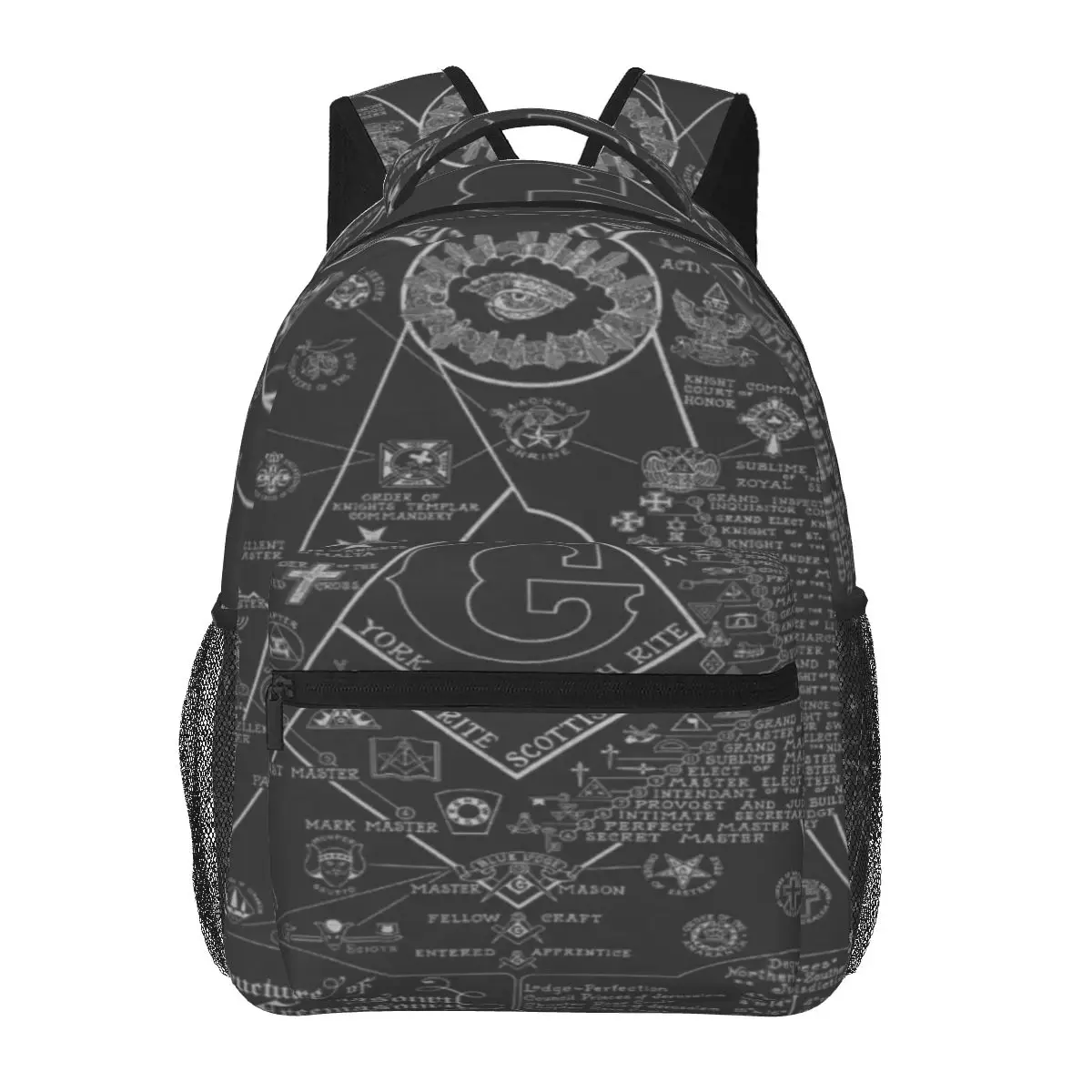 Backpack Casual Travel Bag The Structure Of Freemasonry School Bag Fashion Shoulder Bag For Teenage Girl Bagpack