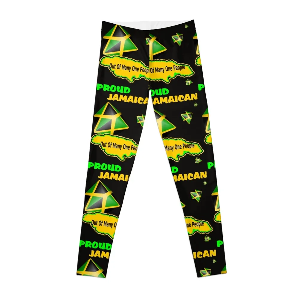 

Jamaican Motto, Map and Flag Leggings fitness set women gym sport legging women