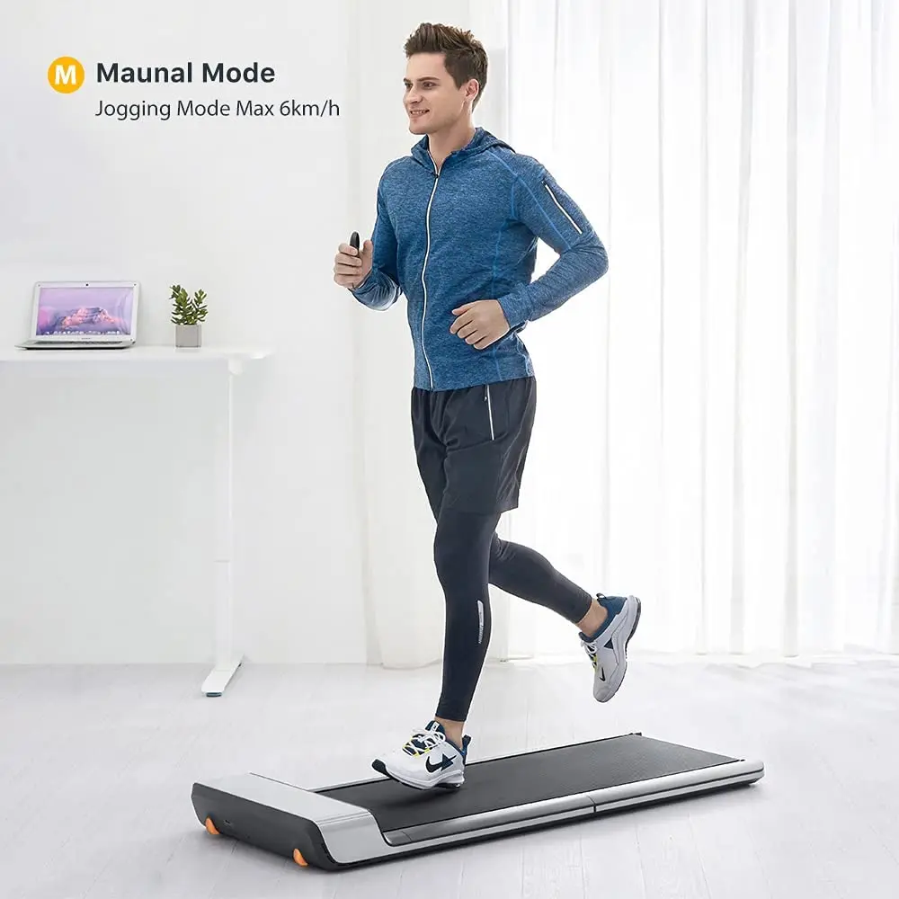 WalkingPad Folding Treadmill, Ultra Slim Foldable Treadmill Smart Fold Walking Pad Portable Safety Non Holder Gym and Run