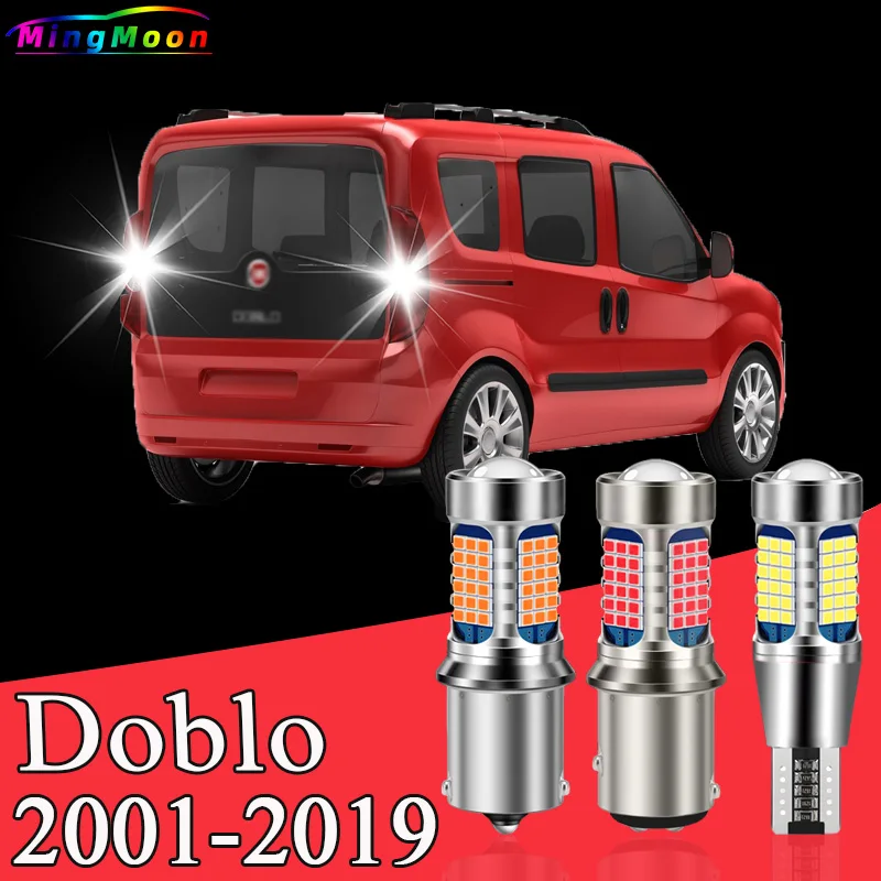 Reverse Light 2pcs LED For Fiat Doblo Accessories 2001-2019 2011 2012 2013 2014 2015 2016 2017 2018 2019 Backup Back Up Lamp