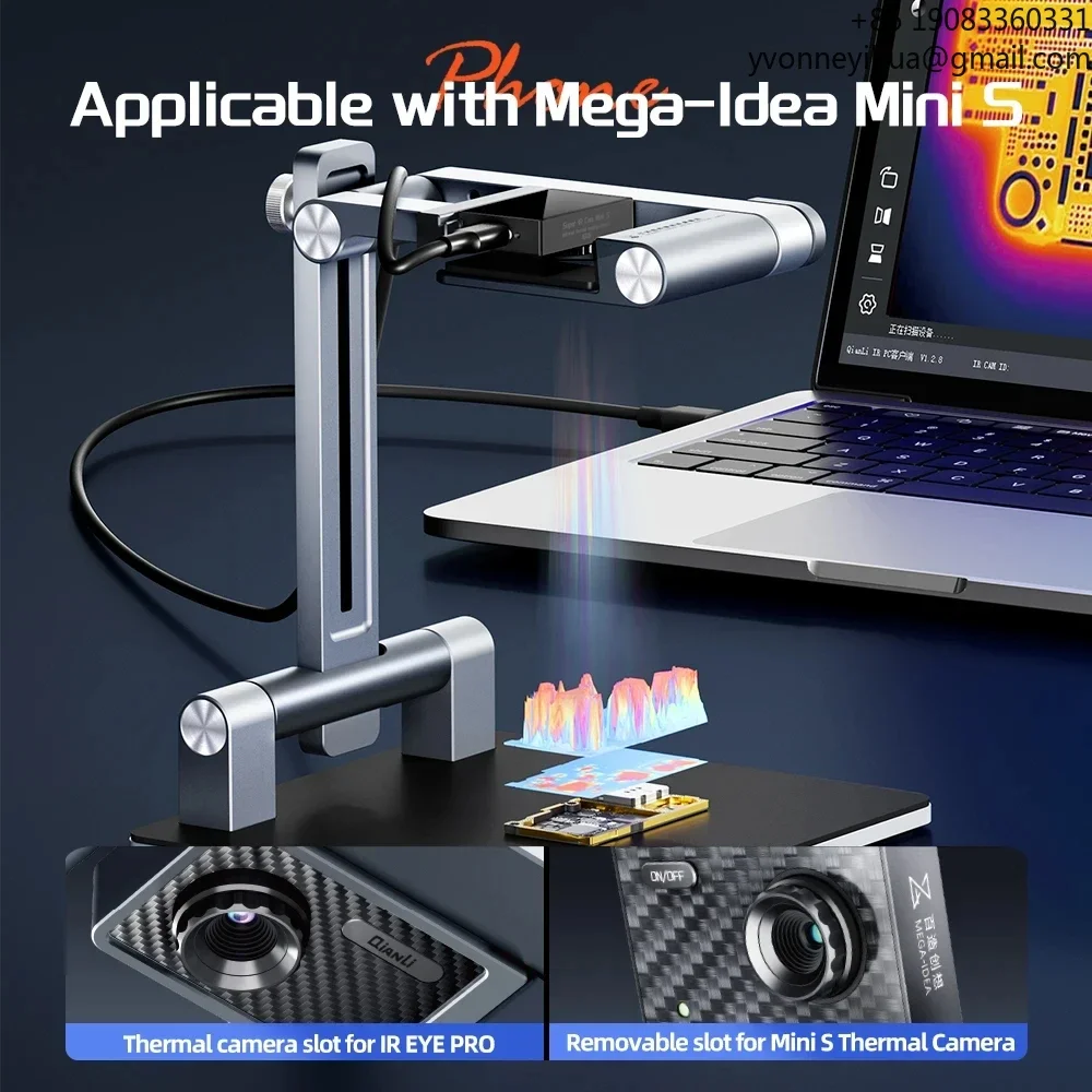 QianLi Fire Eye Pro support pliable Version caméra à Image thermique diagnostic rapide défaut de la carte mère analyse caméra Portable