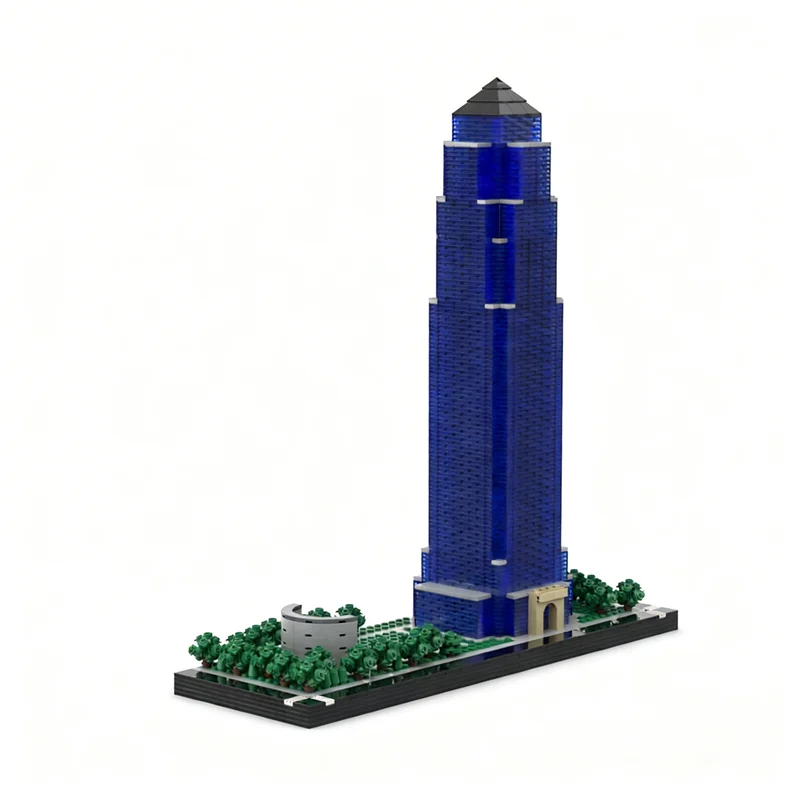 6286 деталей MOC, модель архитектурного сооружения «Башня Уильямса» в масштабе 1:650, строительные блоки, рождественский подарок, игрушка, художественное ремесло, креативная сборка.