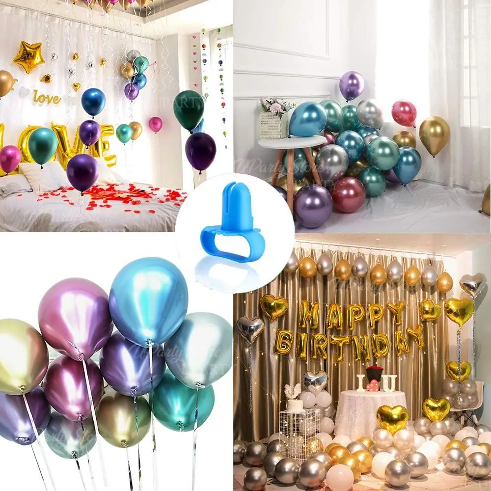 1/2 stücke Ballon Binden Werkzeug Kunststoff Ballons Knoten Werkzeuge für Geburtstag Hochzeit Baby Shower Party Dekorationen Ballons Zubehör – Detail 6